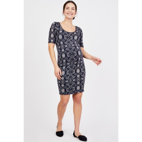 NEW Tart Open Back Snake "Jasmine" Maternity Dress - Picture 3 of 5